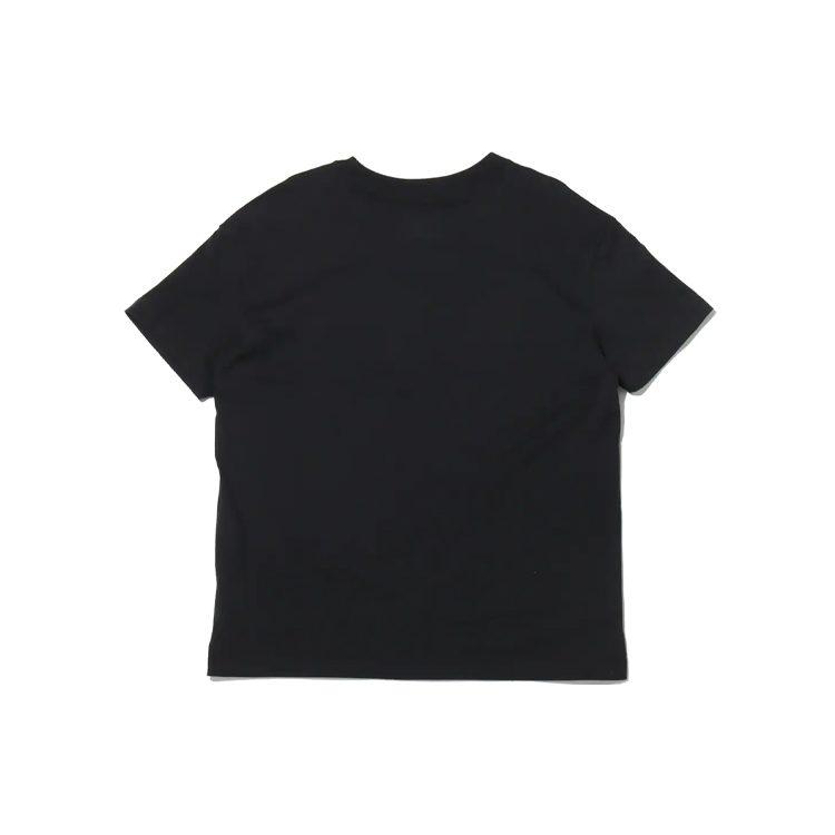 Nike T Shirts Women's Black Crew Neck Moderate Straight Fit DB9819-010