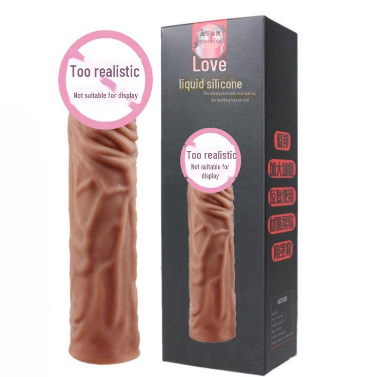 Liquid Silicone Wolf Tooth Set: Wearable Simulation Crystal Penis Toy for Men and Women