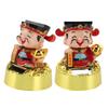 Solar Schwingende Gott des Reichtums Figur Statue Gott des Glücks Auto Armaturenbrett Ornament Feng Shui Dekor