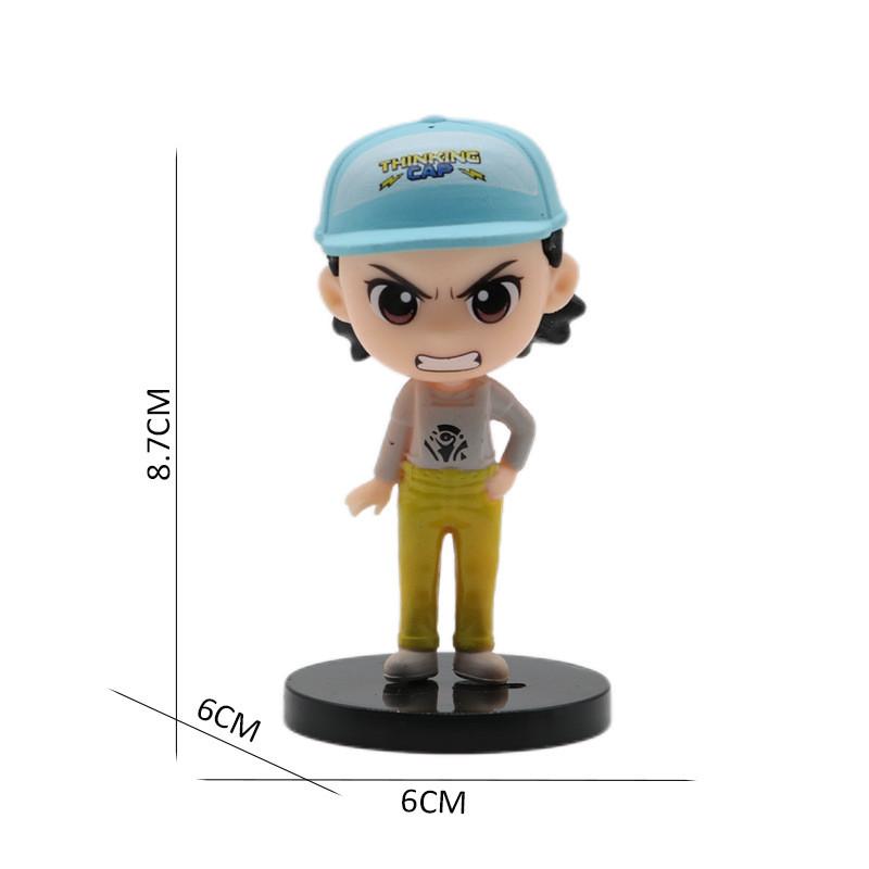 Stranger Things 5 Collectors Pvc Figurines With Bases For Desk Display And Collecting