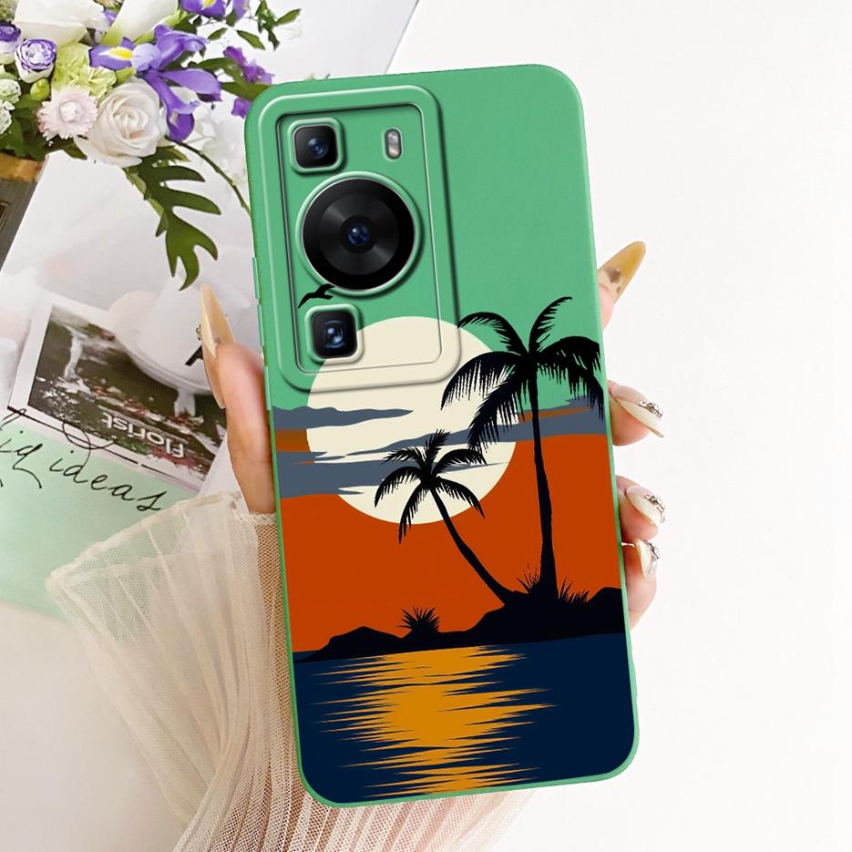 For Huawei P60 Pro Case MNA-AL00 MNA-LX9 Cool Owl Dragon Painted Cover Soft Silicone Phone Case For Huawei P60 Art P 60 Pro Bags