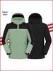 Autumn/Winter Waterproof Custom Logo Hooded Color Block Mountaineering Windbreaker Jacket