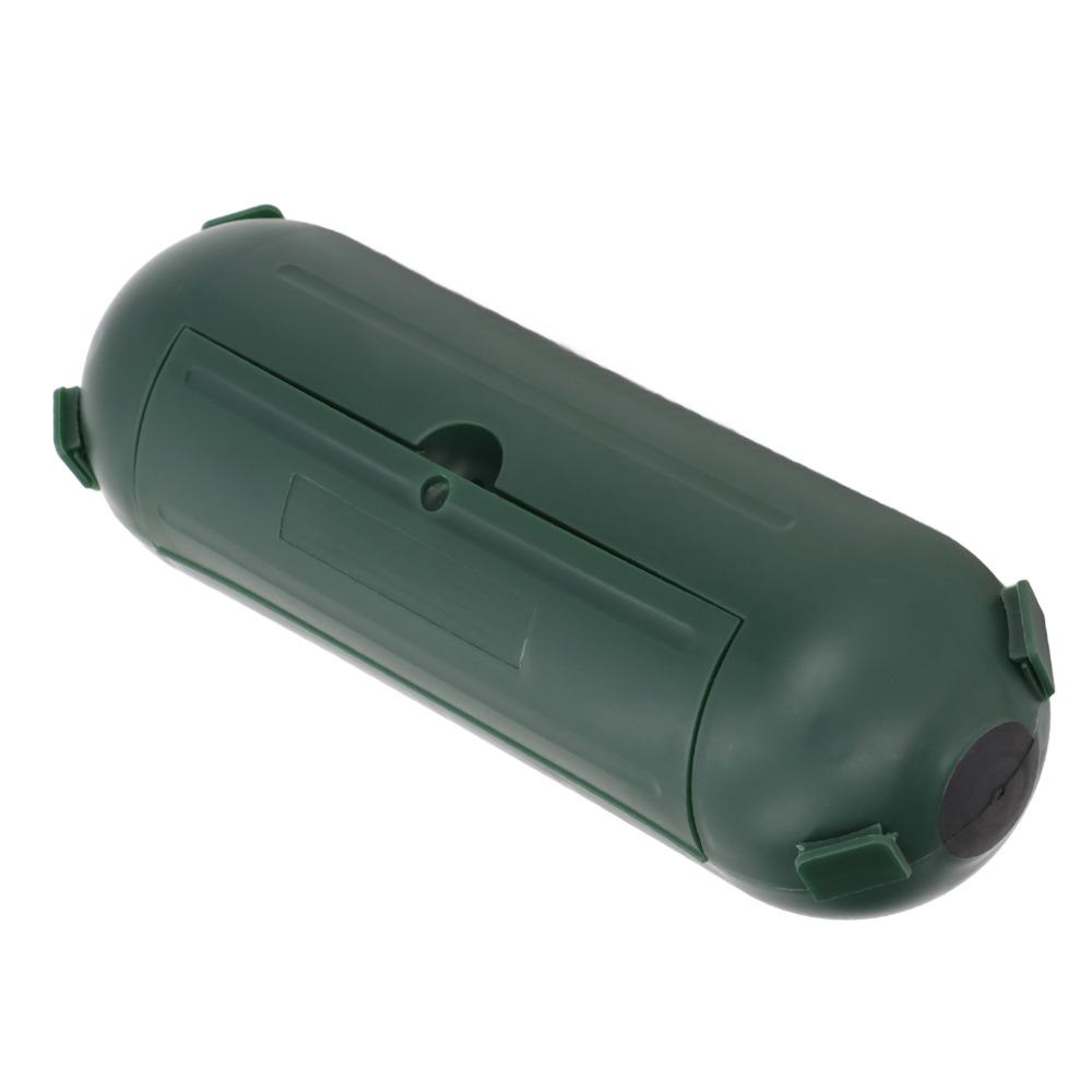 for AWG 14/16 Cords Outdoor Extension Cord Safety Cover with Claw Adjustable Compartment Outdoor Extension Cord Cover Green