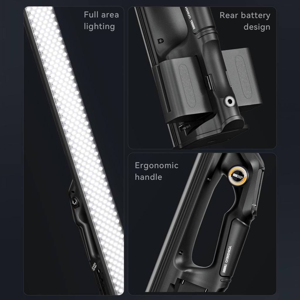 YONGNUO YN660S Handheld Light Stick LED Video Light Wand 3200K5600K BiColor CRI95+ Dimmable 12
