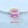 10 New Kawaii Cartoon Cake Series Acrylic Flat Diy Crafts Scrapbook Hair Bow Center Accessories Embellishment A89