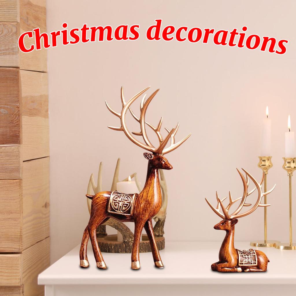 Christmas Deer Decoration Ornaments Craft Gifts