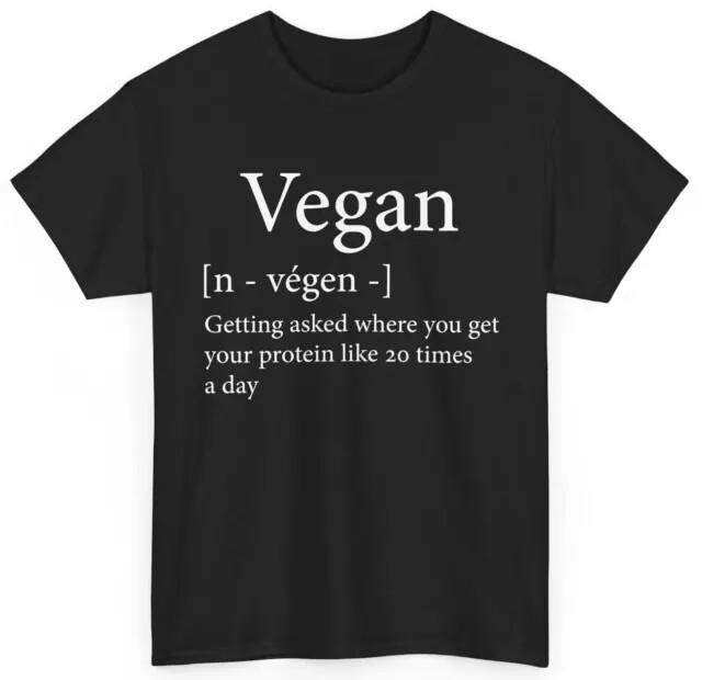 Vegetarian Shirt Vegan Food Lovers Vegan Definition Women Men Tshirt Unisex T-Shirt XXXL