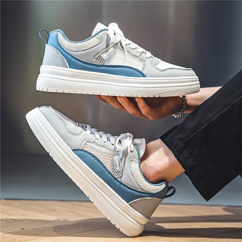 

Мужская обувь 2024 года, новые летние полые дышащие тонкие спортивные и повседневные кроссовки с сеткой, устойчивые к запахам и приливам 39