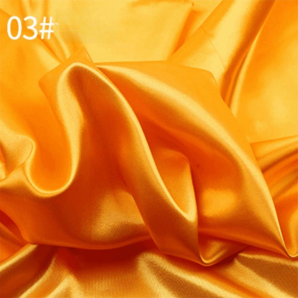 DIY 150*100cm Satin Fabric Handmade Imitation Silk Sewing Material Solid Color Clothing Fabric For Clothing Gift Box