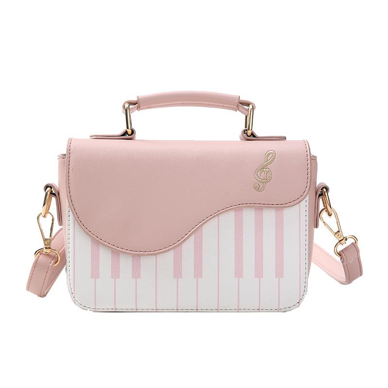 Women 2025 Piano Women's Bag Fashion Korean Version One Shoulder Crossbody Piano Keys Small Square Bag Women's Bag