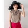 Vita Felice Long Tail Wide Brim Hat for Women [VITAFELICE] Vnsh-598z (Black)