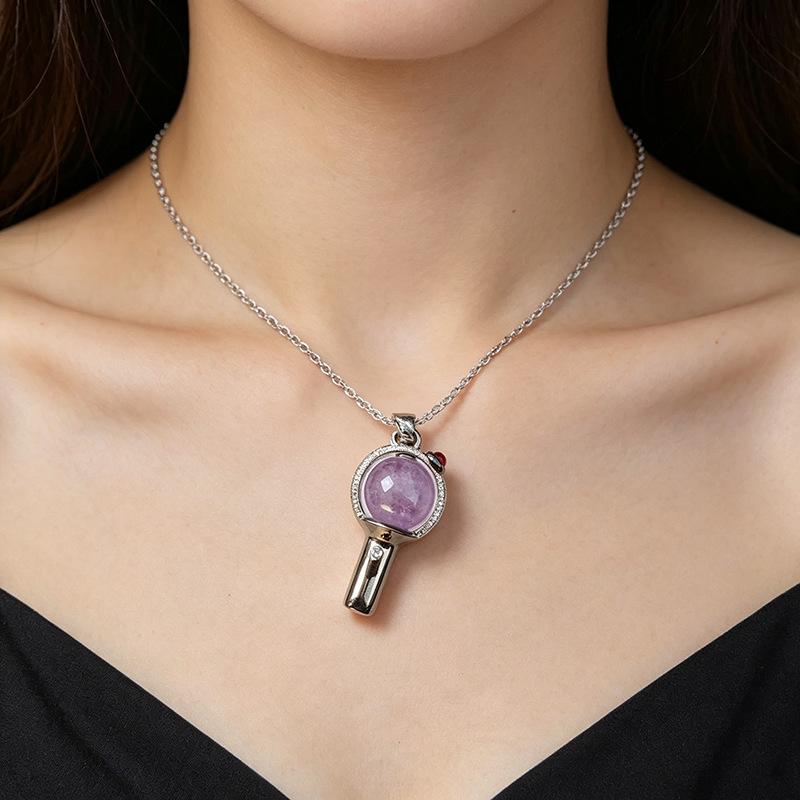 BTS ARMY Bomb Necklace for Fans, K-pop Inspired Choker, Women's Fandom Jewelry