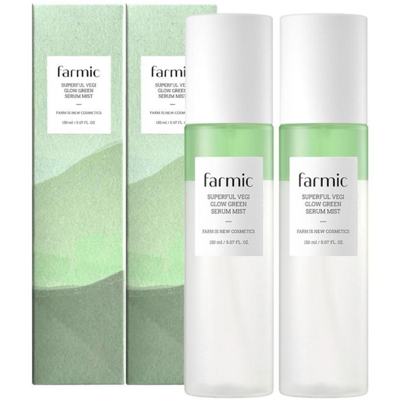 Parmic 1-Second Moisturizing Superful Crew Water Glow Mist, 150ml, 2 Pcs