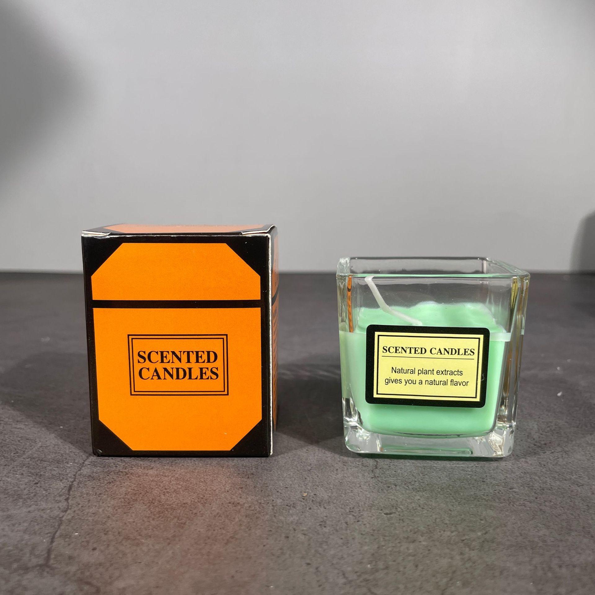 Сделай сам Ручная работа Креативная стеклянная ароматическая свеча без романтического эфирного масла ароматическая свеча подарочная коробка Red Strawberry Aromatherapy