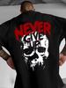 KEEP FIGHTING NEVER GIVE UP Casual Streetwear Men T Shirt Cotton Tee Men's and Women's Summer Fitness Lovers Gifts T Shirt