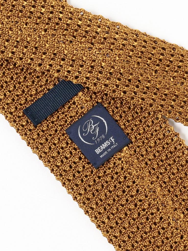 Beams F Knit Camel 21552211380 Men's Tie, Free,