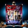 1pc Snug Dark Knight Group Poster Blanket, Lightweight and Durable Print Blanket, Perfect for Home, Couch, Bed, Picnic, Travel, Office