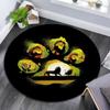 Lion pattern round rug,Carpet Rug for Living Room Bedroom Playroom ,Non-slip Floor Mat,Holiday Gifts and Birthday Gifts.