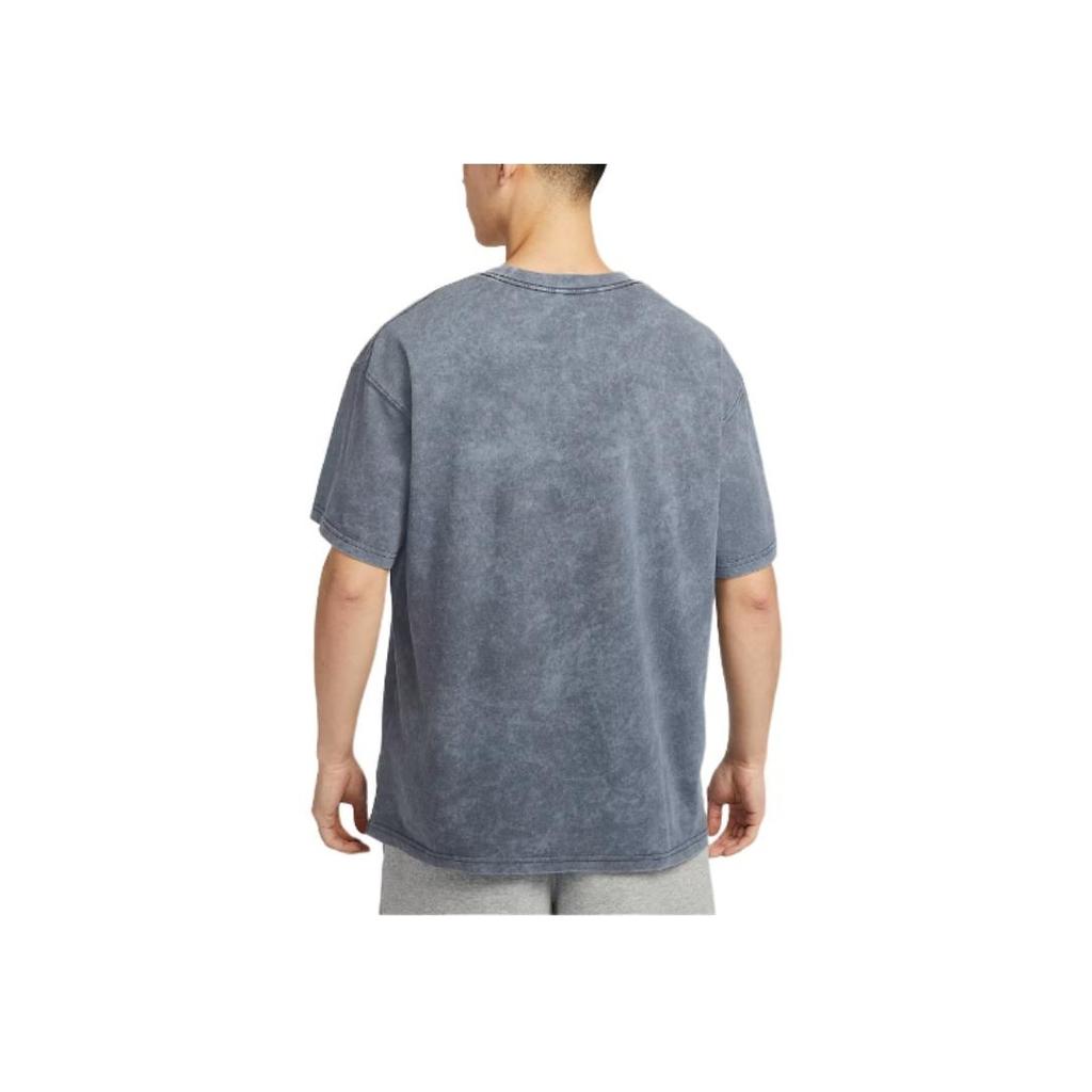 Nike Logo Print Round Neck Loose Short Sleeve T-Shirt Men Tops Antro-Purple HV1706-060
