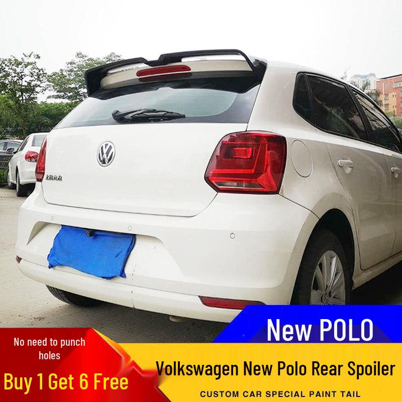 Compatible Rear Spoiler for Polo 06-21 Models: 19 Polo No-Drill Top Tail Modification