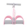 Manual Tension Training Pedal High Elastic Non Slip Soft Grip 6 Tube Pedal Ankle Puller for Home Pink