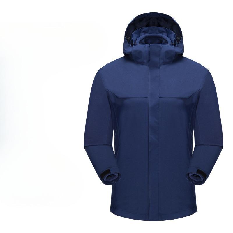 

Новая мужская куртка для альпинизма, съемная куртка «три в одном», осенне-зимняя куртка, парная куртка 4XL