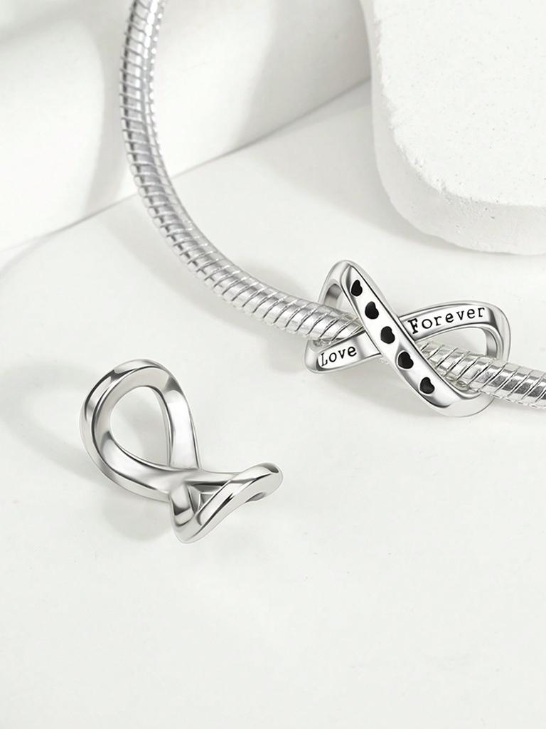 Charm Copper Colors Valentine'S Day Heart Bead For Original Bracelet Diy Beads Charms Jewellery Making Gift For Women Styfne