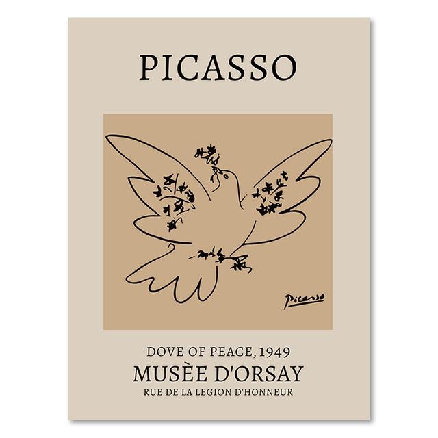 

Абстракция Матисс Пикассо Яёи Кусама Картина на холсте Бохо Восход Постеры Настенная живопись Печать картин для гостиной Домашний декор Без рамки 21*30cm No Frame