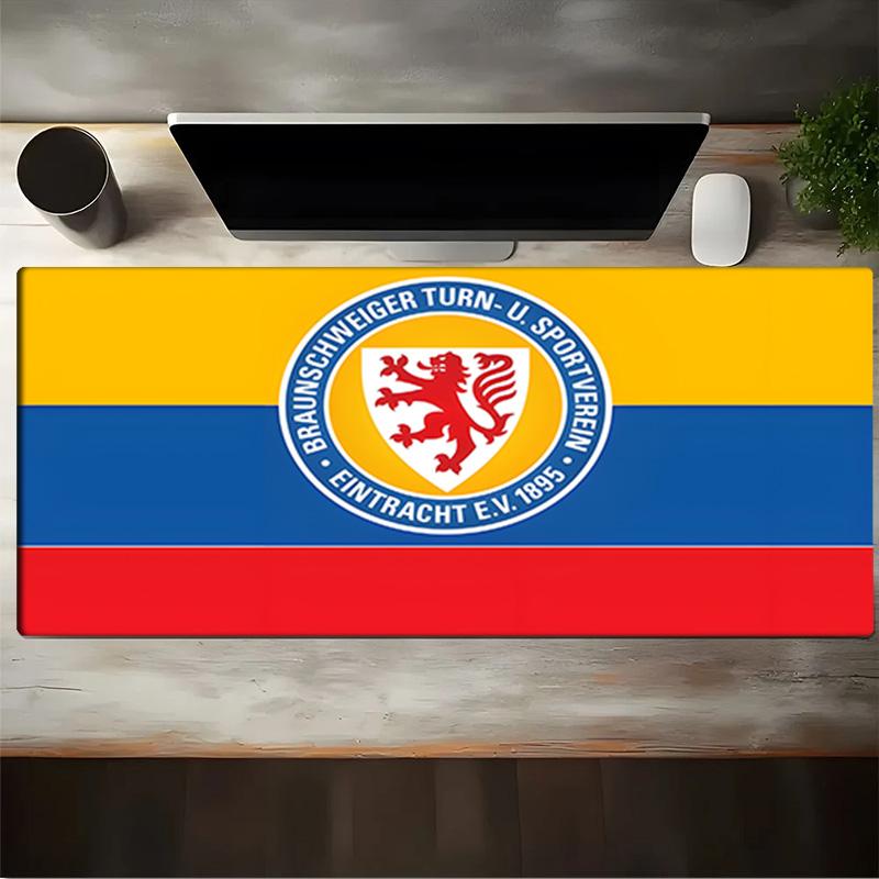 Braunschweig Fc Crest Design Mouse Pad, Gaming Mouse Pad, Keyboard Pad, Desk Decor for Computer Notebook Fan Gift Birthday Gift