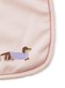 Gelato Pique BABY Dachshund Print Bib Unisex Baby Free Size (PBGG255749) Pink,