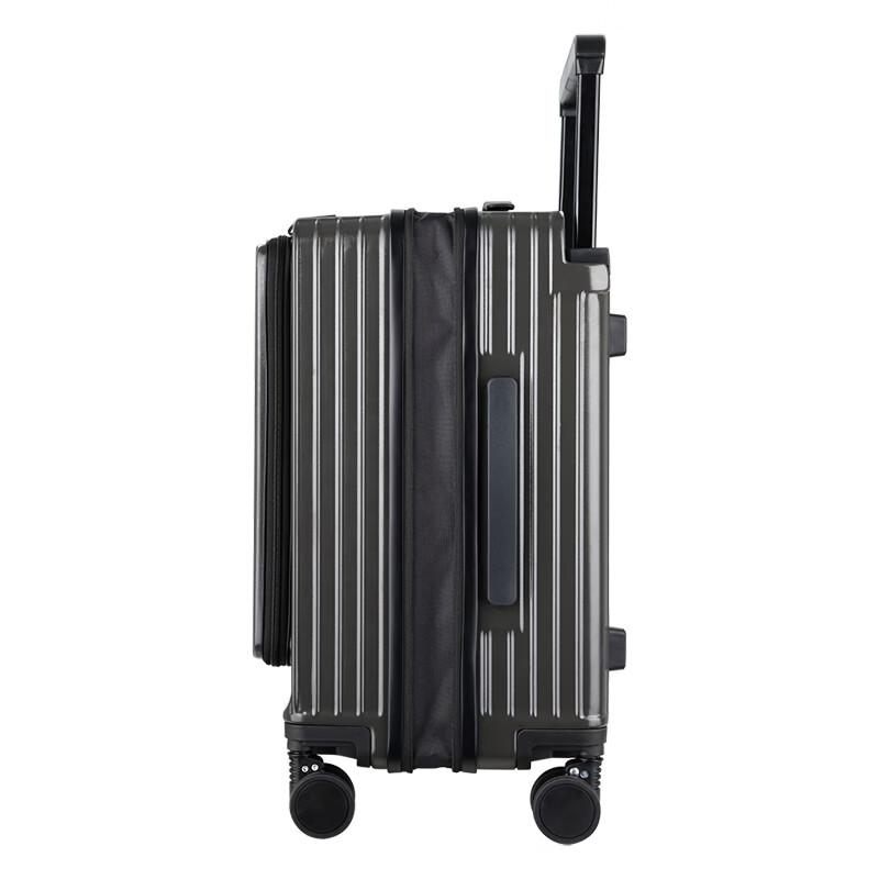CROWN Expandable Front-Opening Luggage C-F6001H
