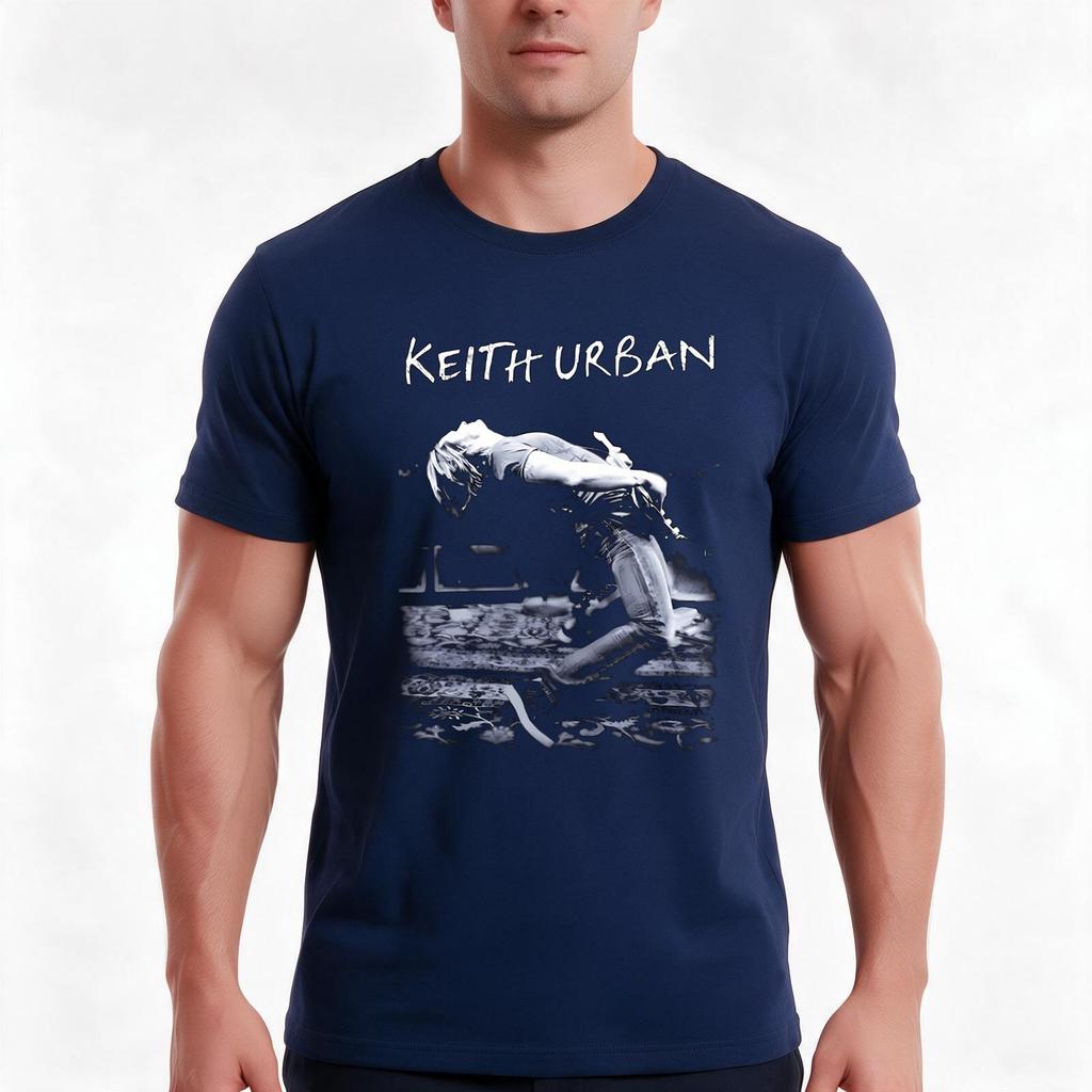 Keith Urban Singer Backbend Throwback Photo Tshirt Summer Casual Cotton Tee Oversized Streetwear Tops 100 Cotton