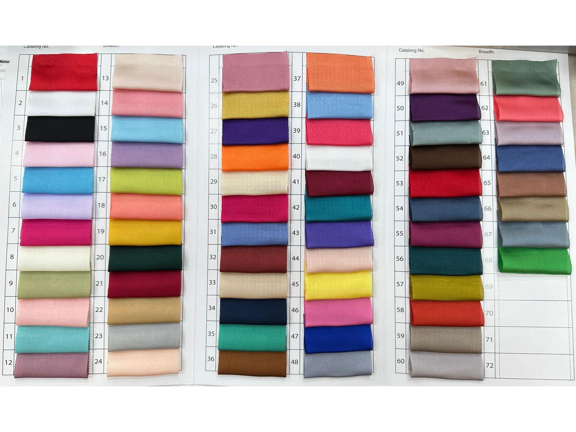 

Атласный шифон Матовая шелковая ткань для Ханфу и подкладки подарочных коробок