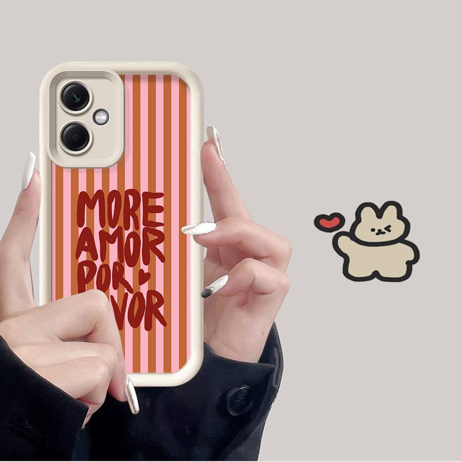 Love Heart More Amor Por Favor Case for Xiaomi Poco F8 X3 NFC X3 Pro C50 C51 C61 Phone Cover