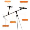 Multi-Functional Aluminum Alloy Fishing Rod Stand Gun Platform Multi-Rod Ground Plug Fishing Pole Bracket Fishing Gear