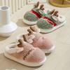 New Cotton Slippers for Winter Couples: A Pair of Home Fur, Thickened, Indoor Anti Slip, Warm, Silent Plush Slippers for Men and Women's Home