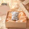 Soft Shape Pig Decoration 3D Printed Cute Figurine Small Holding Flower Bouquet