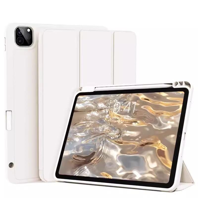 ZOYU for IPad Pro 11 Inch 4/3/2th Generation with Pencil Holder Case,For IPad Air 4/5th Gen 10.9 Mini 6 Trifold Stand Smart Case