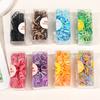 Cute Mini Rubber Hair Ties for Girls and Kids 300pcs/Box Soft Elastic Hair Bands with Box