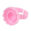 100Pcs Disposable Eyelash Extension Rings Lash Glue Fan Cup Finger Holder Fans