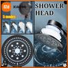 Black 5 Modes Shower Head Adjustable High Pressure Water Saving Shower Head Water Massage Shower Head Bathroom Accessories
