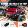 Heavy Duty Tow Strap Recovery Kit 3" X 30 Ft (MBS-36,000 Lbs) Tree Saver Winch Strap, Triple Reinforced Loop & Protective Sleeves & Storage Bag , 3/4"