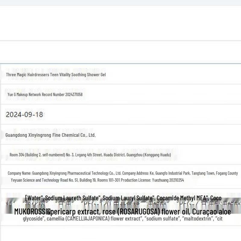 Three Magicians Youth Erfrischendes Duschgel