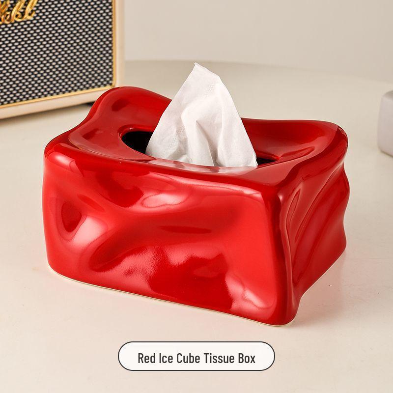 Elegant Ceramic Tissue Box - Luxury Creative Living Room Decor