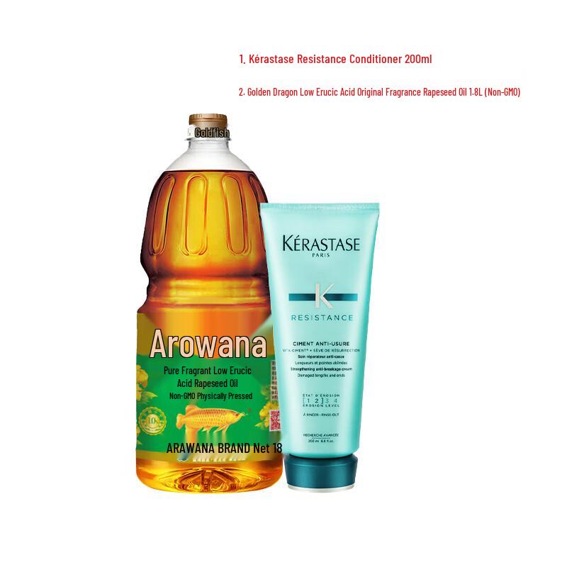 

Kérastase Fortifying Repair Conditioner & Arowana Canola Oil Bundle