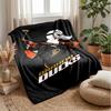 Anaheim Ducks 2 Theme Blanket Soft Flannel Blanket Plush Throw Blanket Cozy Sofa Bed Blanket for Home Decor
