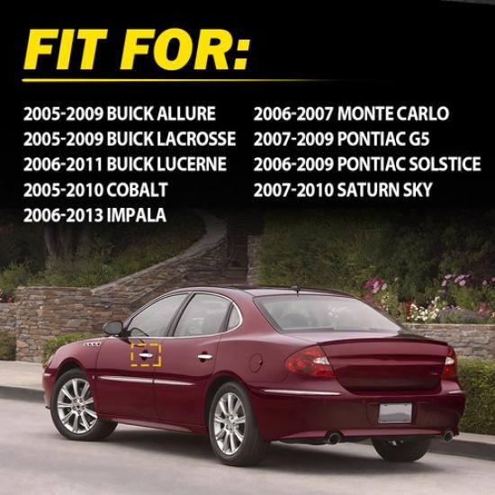 Exterior Chrome Front Left Driver Side Handle For 06-13 Buick Chevy Door Saturn