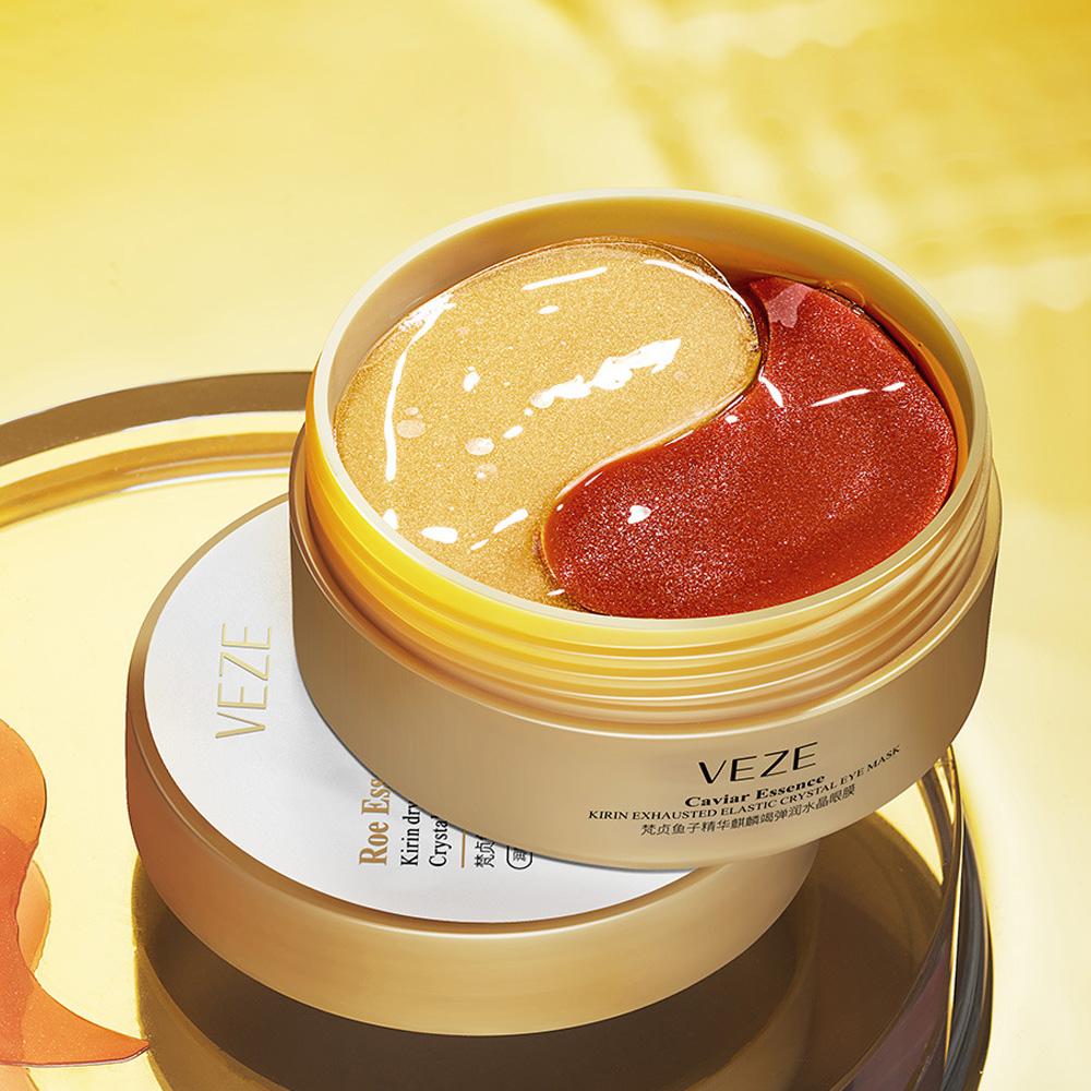 60PCS=30 Pairs Aloe Vera Eye Mask Moisturizing Collagen Hyaluronic Acid Gel Eye Patches Smoothing Repairing Eye Skin Care