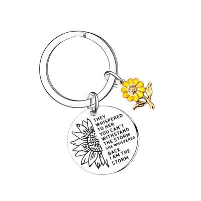 2024 European Style Stainless Steel Car Keychain: Engraved Teacher Gift