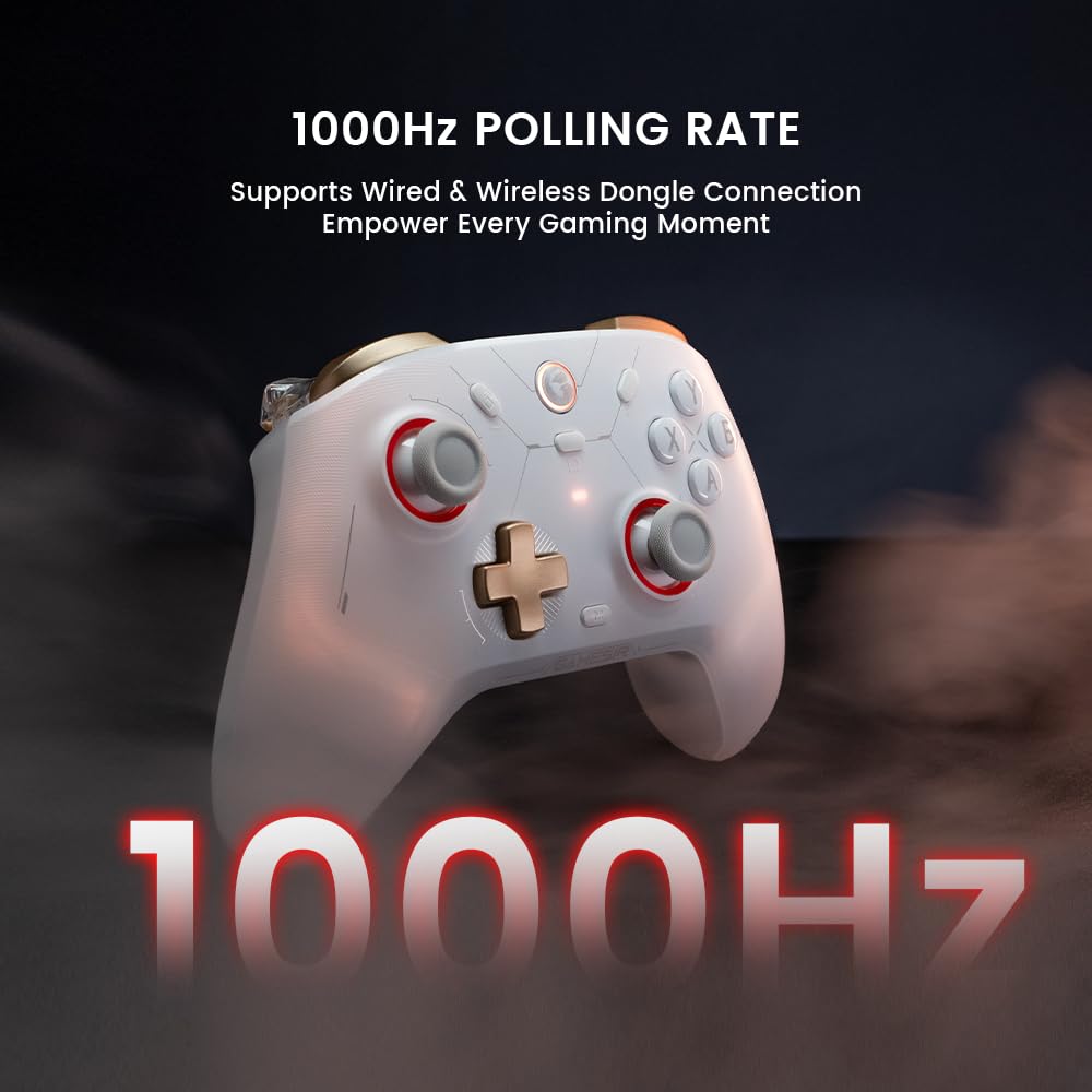 GameSir Cyclone 2 Bezdrátový TMR Elektromagnetický Joystick Spínač s Hallovým efektem Gyroskopický Herní Ovladač pro Více Platforem Ovladač a Spouště, 6-osý